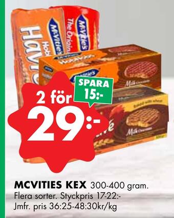 ÖoB Mcvities kex erbjuda