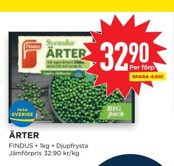 Willys Ärter erbjuda
