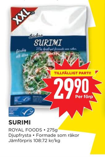 Willys Surimi erbjuda