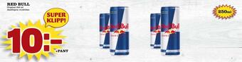Nya Pulsen Red bull erbjuda