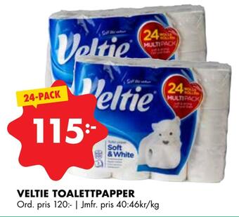 ÖoB Veltie toalettpapper erbjuda