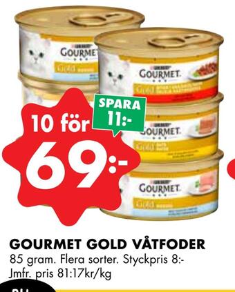 ÖoB Gourmet gold våtfoder erbjuda