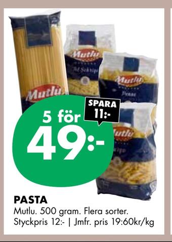 ÖoB Pasta erbjuda