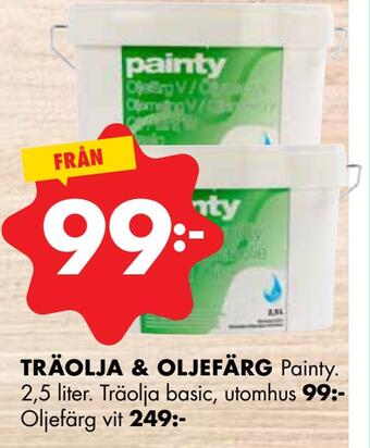 Träolja & oljefärg