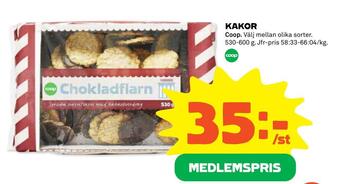 Coop Daglivs Kakor erbjuda