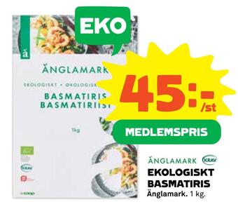 Coop Daglivs Ekologiskt basmatiris erbjuda
