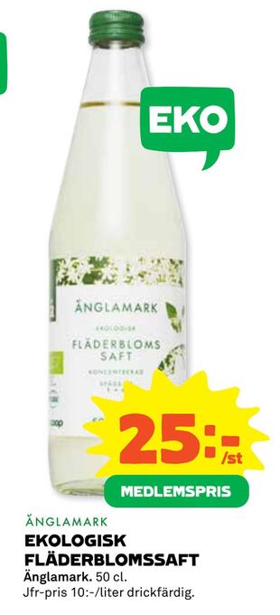 Coop Konsum Ekologisk fläderblomssaft erbjuda