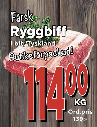 Supergrossen Ryggbiff erbjuda
