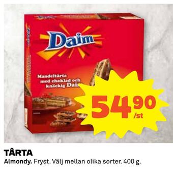 Coop Daglivs Tårta erbjuda