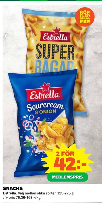 Coop Daglivs Snacks erbjuda