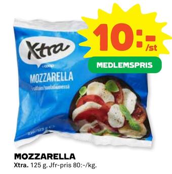 Coop Mozzarella erbjuda