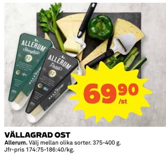 Coop Vällagrad ost erbjuda