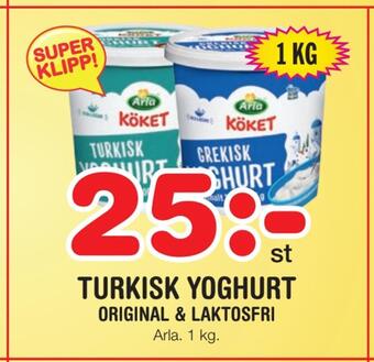 Nya Pulsen Turkisk yoghurt erbjuda