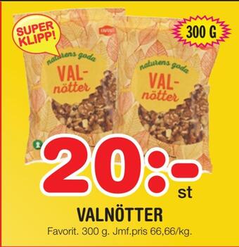 Nya Pulsen Valnötter erbjuda