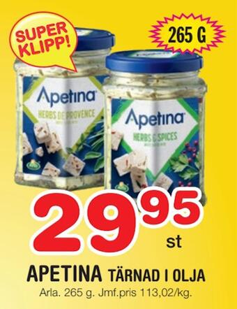 Nya Pulsen Apetina erbjuda
