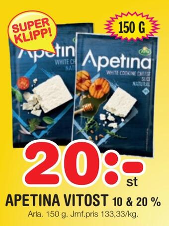 Nya Pulsen Apetina vitost erbjuda