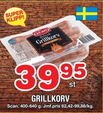 Nya Pulsen Grillkorv erbjuda