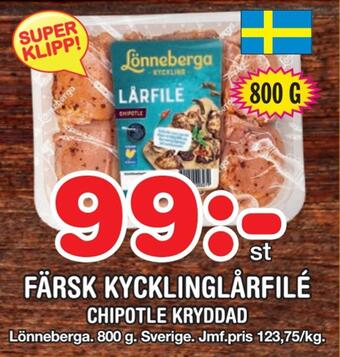 Nya Pulsen Färsk kycklinglårfilé erbjuda