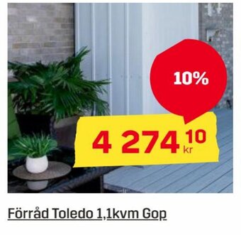 Byggmax Förråd Toledo 1,1kvm Gop erbjuda