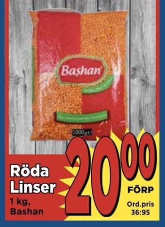 Supergrossen Röda Linser erbjuda