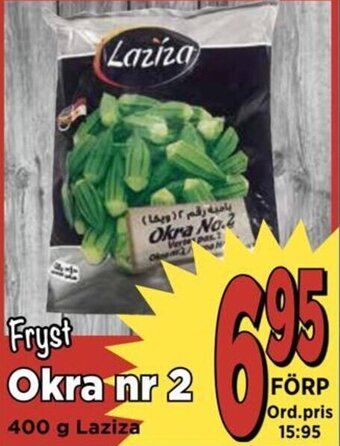 Supergrossen Fryst Okra nr 2 erbjuda