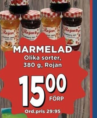 Supergrossen MARMELAD erbjuda
