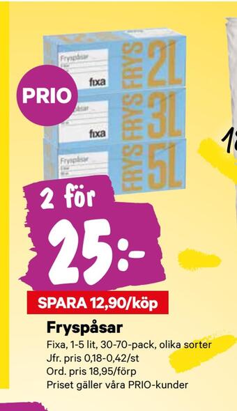 City Gross Fryspåsar erbjuda