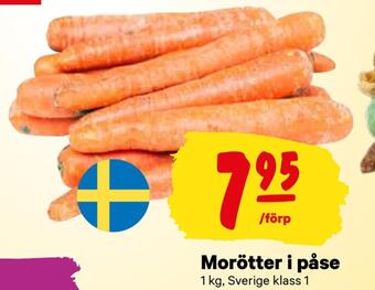 City Gross Morötter i påse erbjuda
