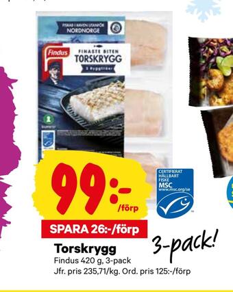 City Gross Torskrygg erbjuda