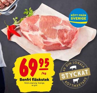 City Gross Benfri fläskstek erbjuda