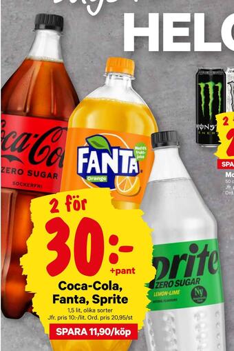 City Gross Coca-cola, fanta, sprite erbjuda