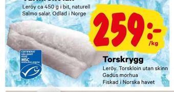 City Gross Torskrygg erbjuda
