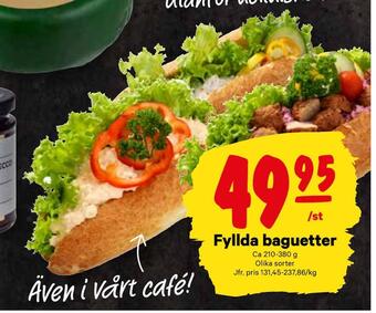 City Gross Fyllda baguetter erbjuda