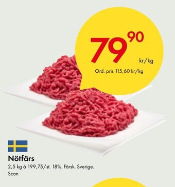 Snabbgross Nötfärs erbjuda