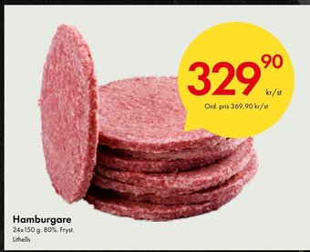Snabbgross Hamburgare erbjuda