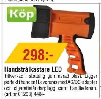 Erlandsons Brygga Handstrålkastare LED erbjuda