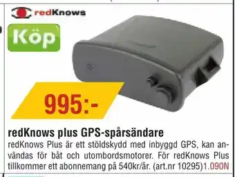 Erlandsons Brygga redKnows plus GPS-spårsändare erbjuda