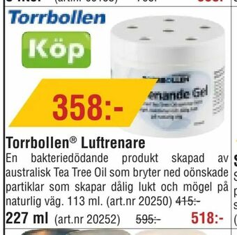 Erlandsons Brygga Torrbollen ® Luftrenare erbjuda