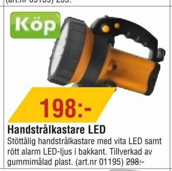 Erlandsons Brygga Handstrålkastare LED erbjuda