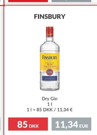 Nielsen Discount Finsbury gin erbjuda