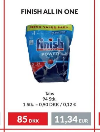 Nielsen Discount Finish diskmaskintabs erbjuda