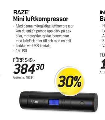 thansen Mini luftkompressor erbjuda