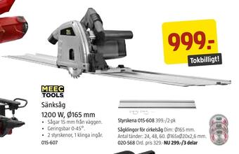 Sänksåg 1200 w, ø165 mm