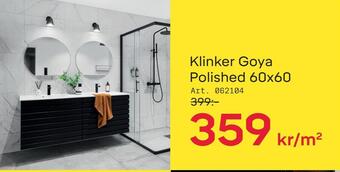 Byggmax Klinker goya polished 60x60 erbjuda