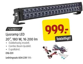 Jula Hamron arbetslampor erbjuda