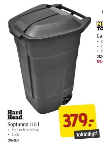 Jula Hard head soptunna erbjuda