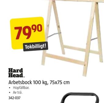 Jula Hard head arbetsbock erbjuda
