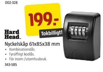 Jula Hard head nyckelskåp erbjuda