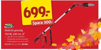 Jula Meec tools grensåg erbjuda