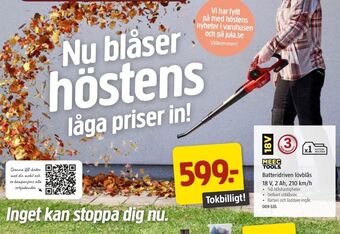 Jula Meec tools lövblås erbjuda